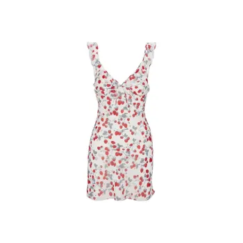 Realisation Par SS25 The Hazel Slip Dresses Women's Fraise Strawberry