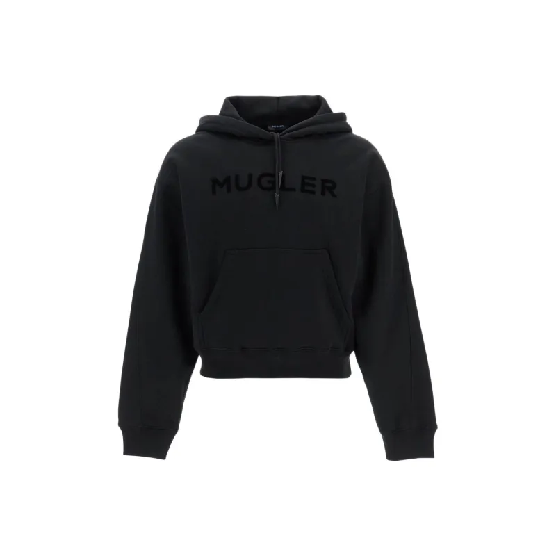 Mugler Logo Hoodie-0