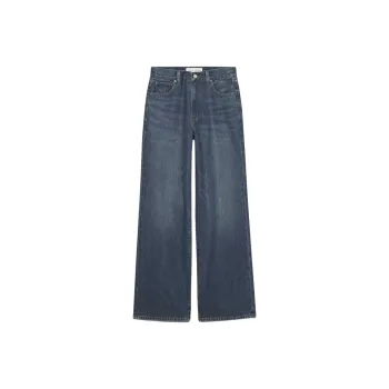 ARITZIA Denim Forum The Farrah Hi-Rise Wide Jean Jeans Women's Be About Dark Bleu/Dark Blue