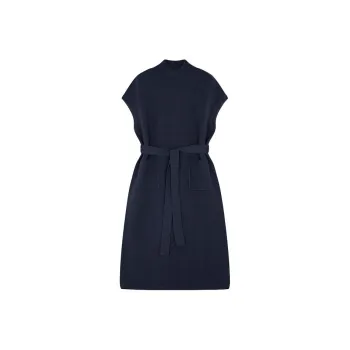 IHIMI Sleeveless Dress Women's Navy Blue