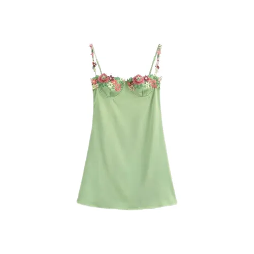 ABBY GODDESS Slip Dress Women's Green