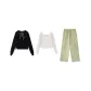 Clothing Set (Jet Black Top+Jingle Bell Purple Bottom)