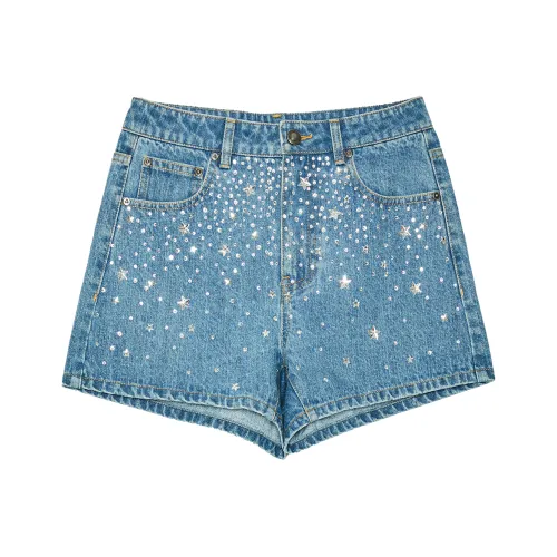 Ed Hardy Denim Shorts Women's Indigo