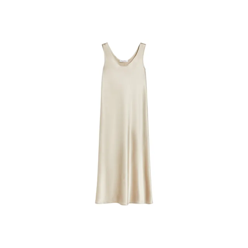 MaxMara Sleeveless Dress Women's Beige-0
