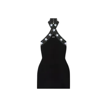 OFF WHITE Star Mini Dress