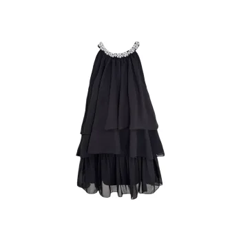 Udon House Sleeveless Dress Women's Black