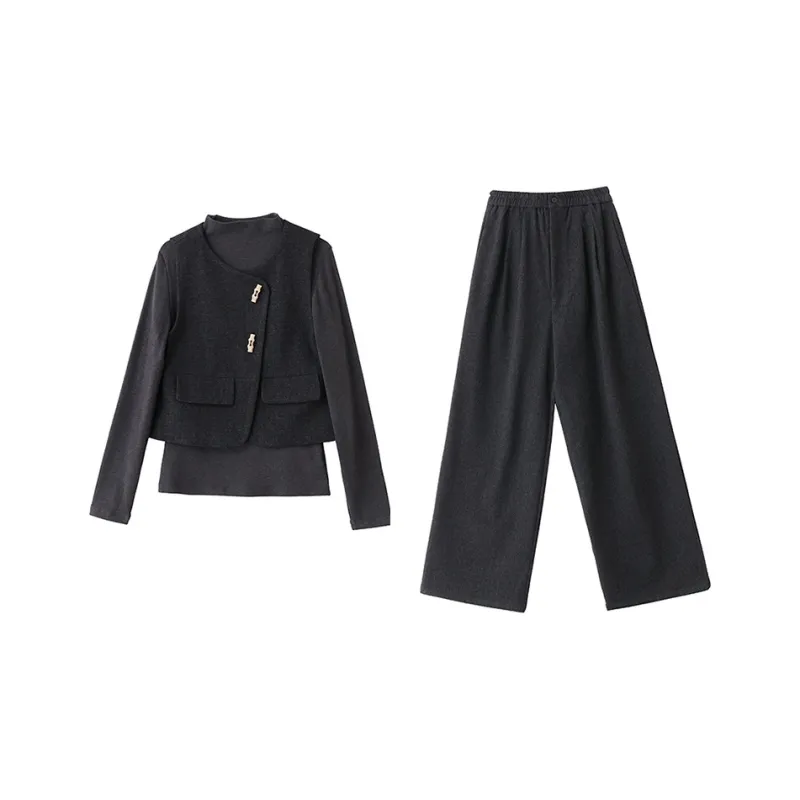 OURUOKE Casual Suits Women's-0