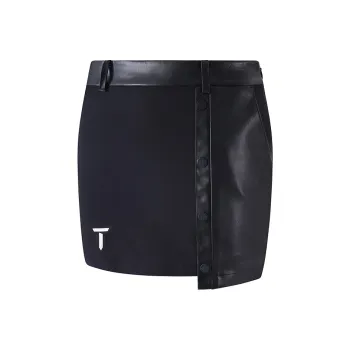 EUROPEAN TOUR Casual Short Skirts Fall Women's Black