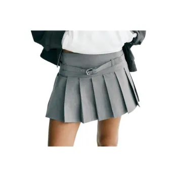 ZARA Casual Short Skirts Women's Gray