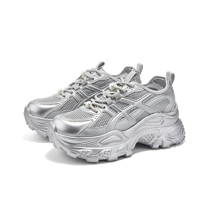 ST&SAT Slip Resistant Low Top Chunky Sneakers Women's-2