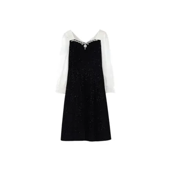 COVT Long Sleeved Dresses Women's Black