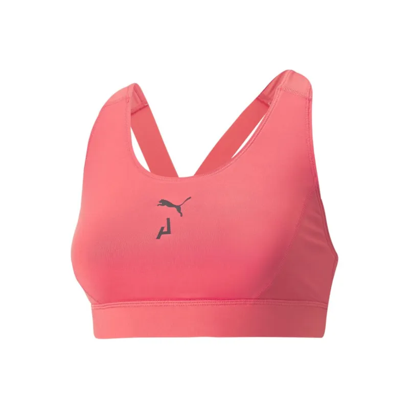 PUMA SEASONS SEASONS High Impact Bra Top Sports Underwear Women's Pink-0