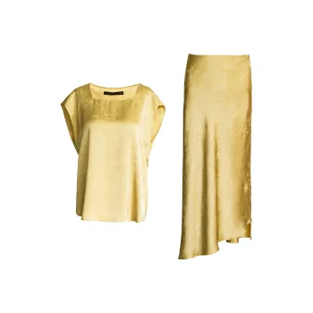 ROEYSHOUSE Skirt Set Women's Yellow
