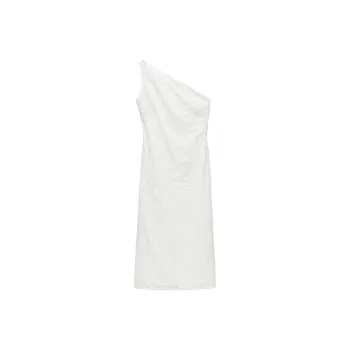 ZARA ZW Series Sleeveless Dress Women's White