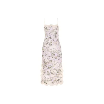 Zimmermann SS25 Slip Dress Women's Lilac Purple