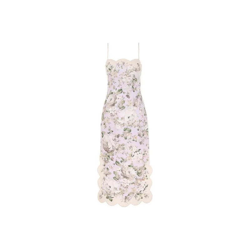 Zimmermann SS25 Slip Dress Women's Lilac Purple-0