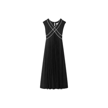 Lily Brown Sleeveless Dress Women's