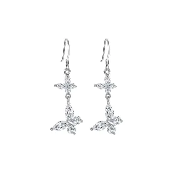 RUOK S925 Silver Earrings Women's