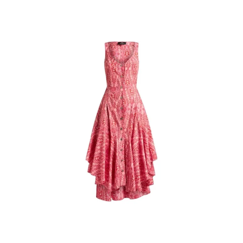 ETRO V Neck Sleeveless Dress-0