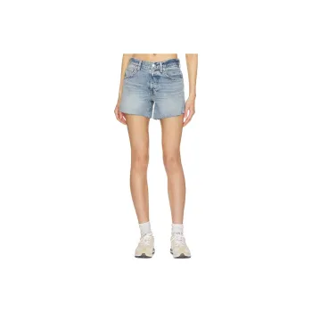 FREE PEOPLE Denim Shorts Women's Blue