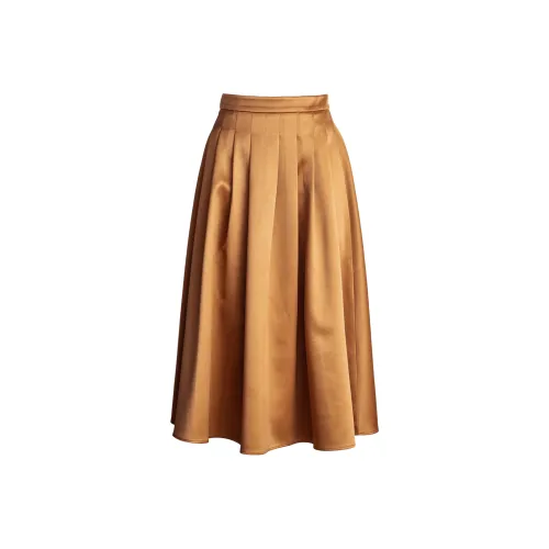 ROEYSHOUSE Casual Long Skirts Women's Ginger Yellow