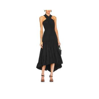 Veronica Beard Crossover detail Midi Dress