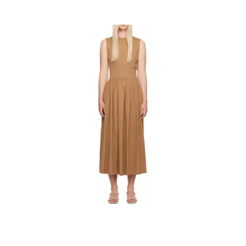 TOTEME Sleeveless Dress Women's Brown-0