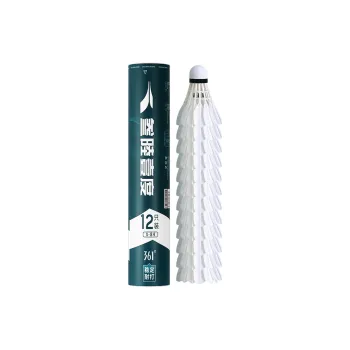 361° S84 Goose Feather Shuttlecock 12 Pack Goose Feather Shuttlecocks