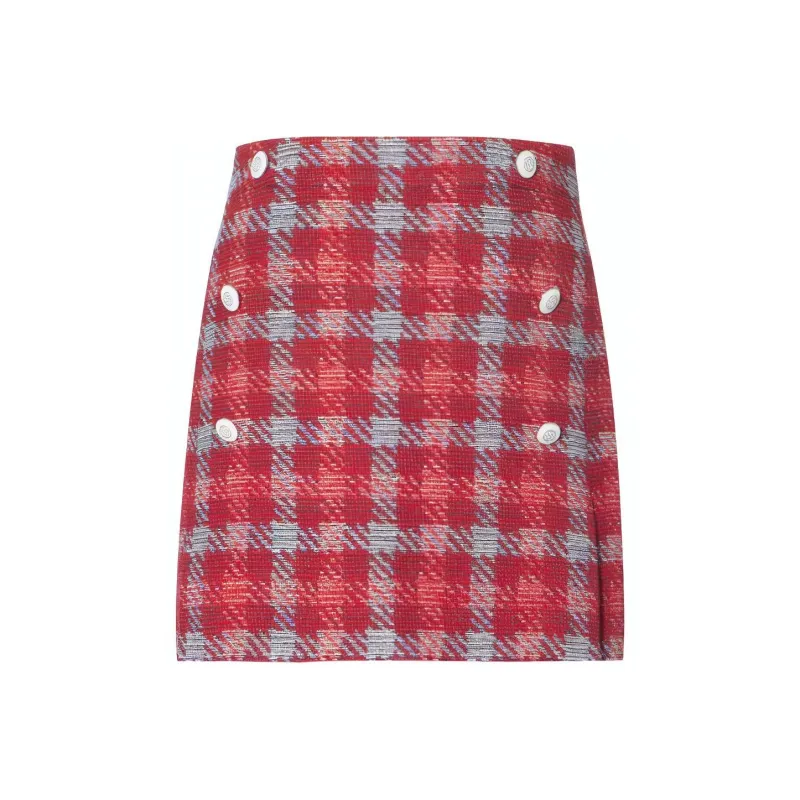 RARE Casual Short Skirts Women's Red-0
