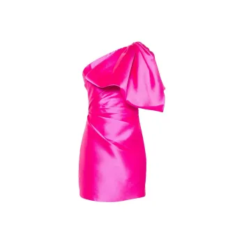 Solace London Marcela Oversized bow Minidress