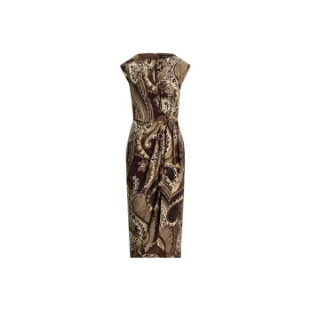 Polo Ralph Lauren Sleeveless Dress Women's Brown