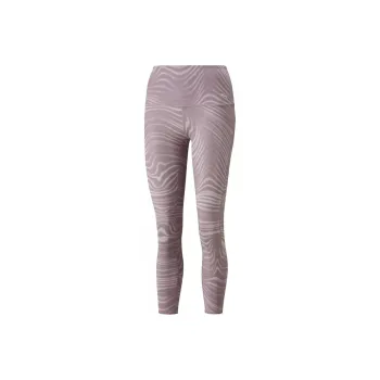 PUMA STUDIO AOP HW TIGHT QUAIL Sports Pants Women's Purple