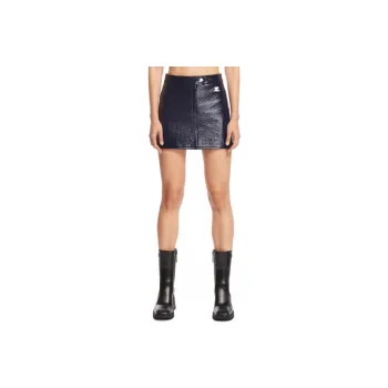 COURREGES Ellipse Vinyl Mini Skirt