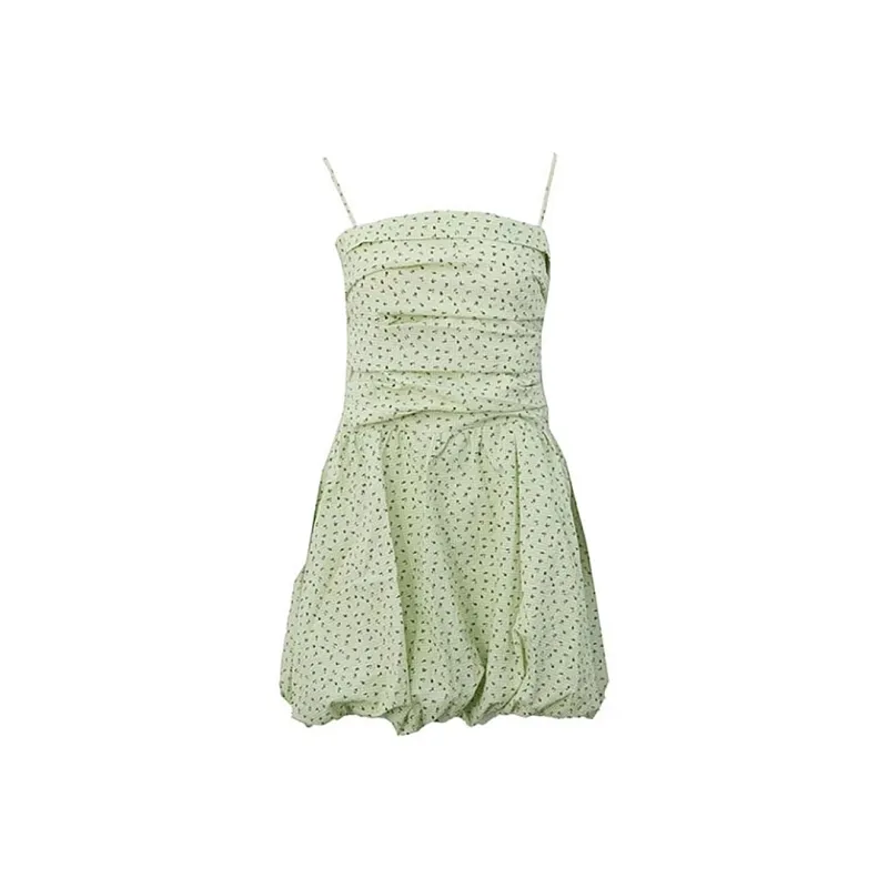 JOSR Slip Dresses Women's Green-0