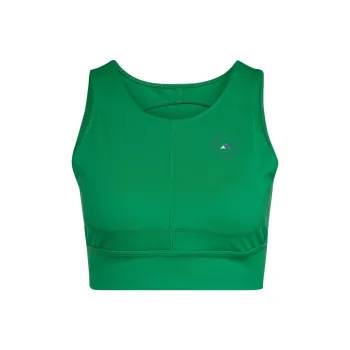 Adidas Sleeveless Sports Shirts Women's Green