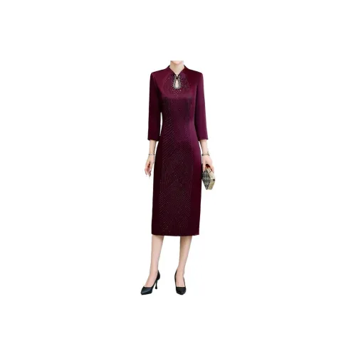 Mapping Long Sleeved Dresses Women's