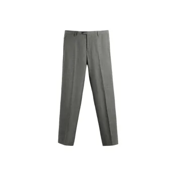 ZARA Suit Trouser Men's Gray/Brown Yellow
