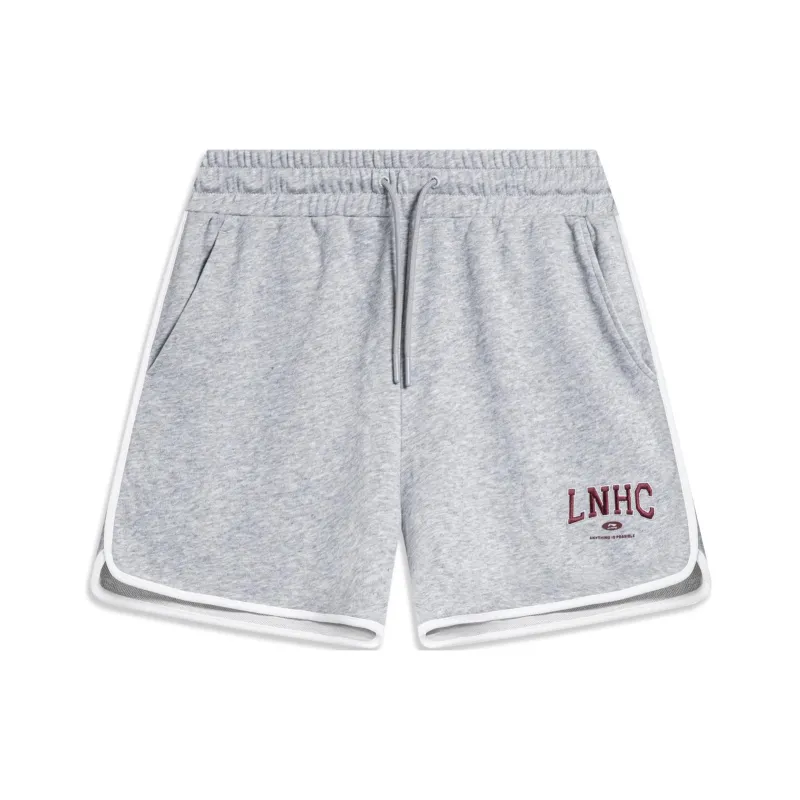 LiNing Sports Fashion Collection Sports Shorts Women's Heather Gray-0