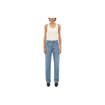 Bottega Veneta Vintage Washed Boyfriend Denim Jeans