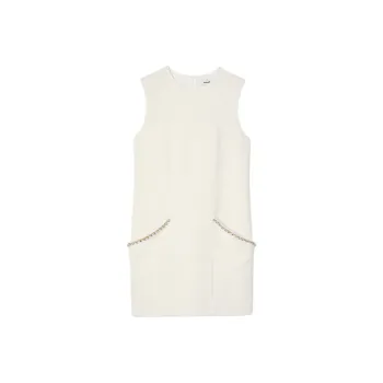 Sandro Crystal detailing Tweed Minidress