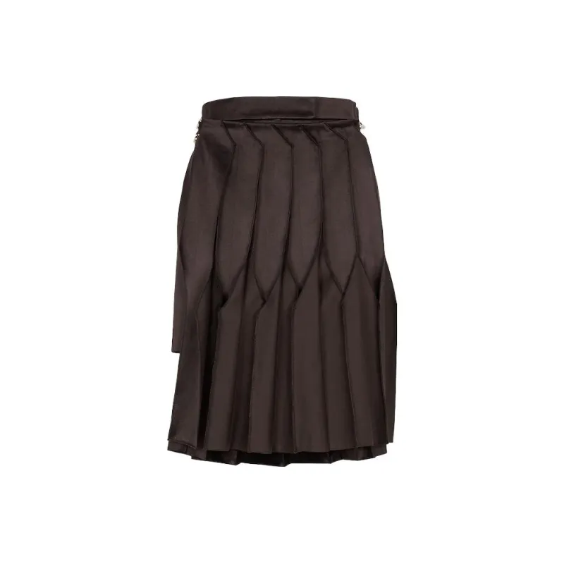 FENDI Casual Short Skirts Women's Brown-0