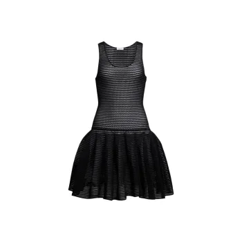 Alaia Short Crinoline Knit Dress