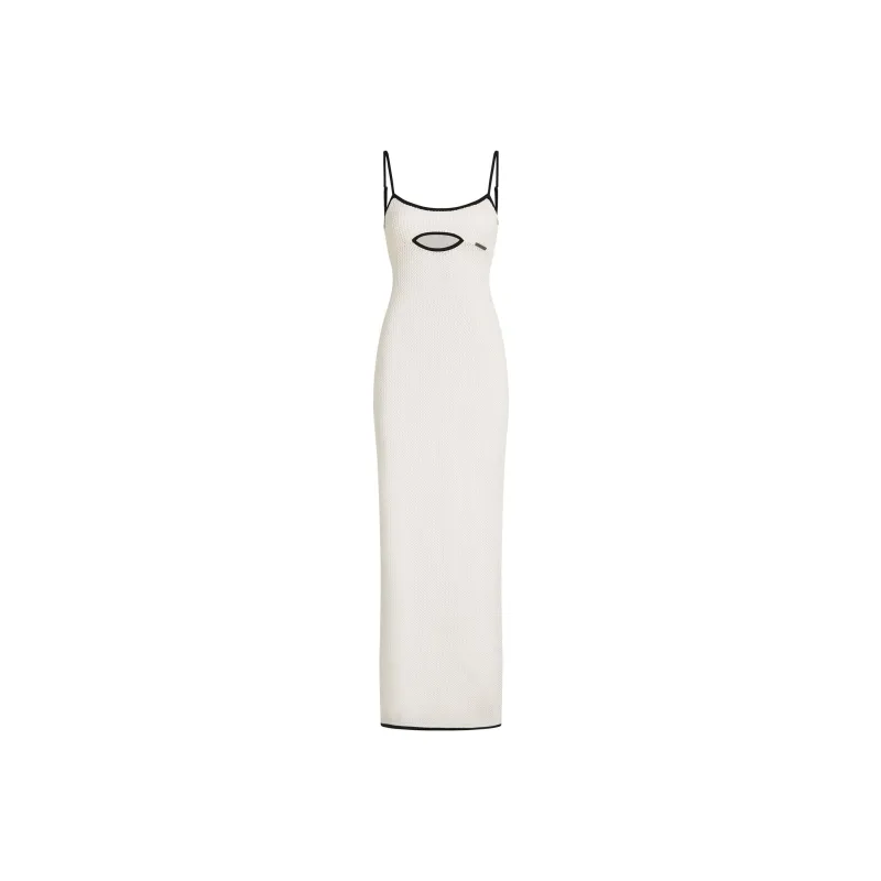 KARL LAGERFELD / Karl Lagerfeld Jeans Crochet Sheer Beach Dress-0