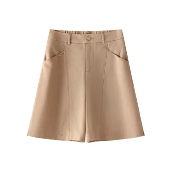 YIRANCHUN Casual Shorts Women's Khaki
