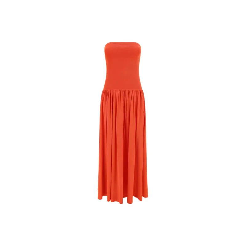 Zimmermann Sleeveless Dress Women's Coral Red-0