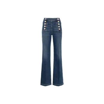 Elisabetta Franchi High-rise Bootcut Jeans