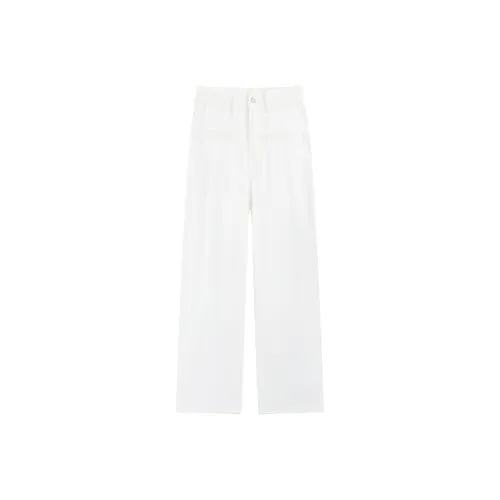 SNZX Jeans Women's White Pants