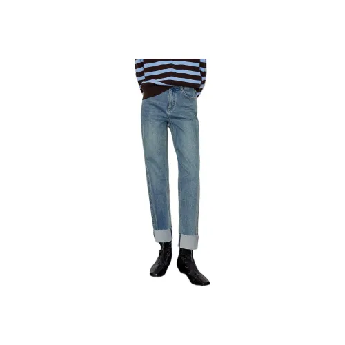 Initial Language Jeans Women's Vintage Blue