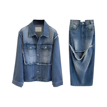 RODERIC WONG Skirt Set Women's Blue