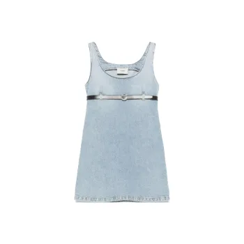 COPERNI Belted Denim Mini Dress